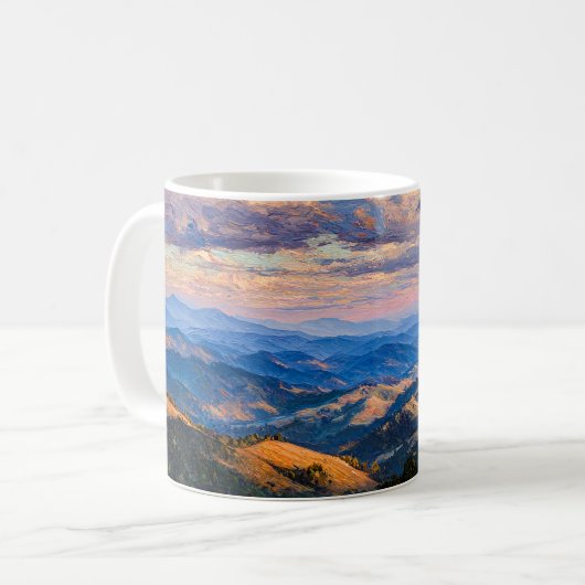 果てしない青い地平線 コーヒーマグカップ (正面左)