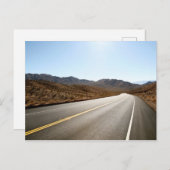 果てしなき通り | 砂漠の山 ポストカード (正面/裏面)