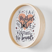 果てしなく続く母の愛 壁時計 (傾斜)