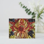 果ファンシー実プレート ポストカード (スタンド正面)