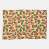 果実とつる植物 キッチンタオル (横)