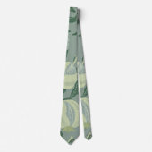 果実とザクロ、緑の色合い ネクタイ (正面)
