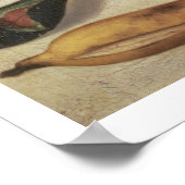 果実とヒキガエルの静物詩 ポスター (角)