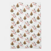 果実とピネコン キッチンタオル (縦)