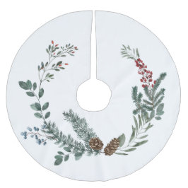 果実とピネコン ブラッシュドポリエステルツリースカート