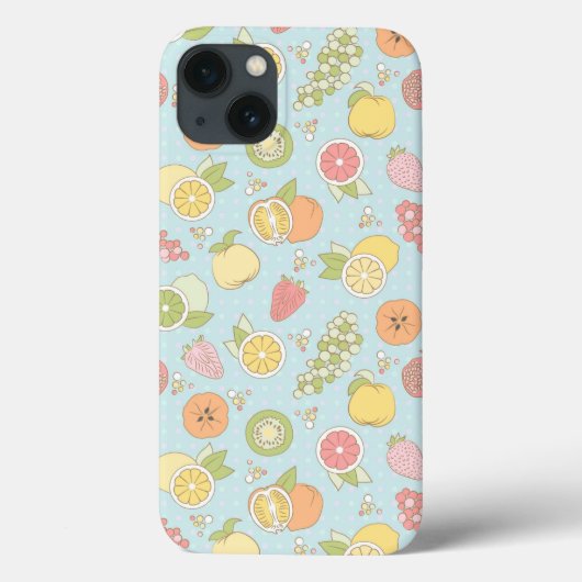 果実と果実の模様 Case-Mate iPhoneケース (裏面)