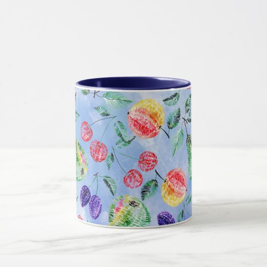 果実と果実。 マグカップ (中央)