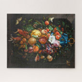 果実と花のフェストオンヤン・ダビdsz de Heem ジグソーパズル (横)