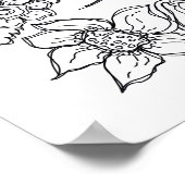 果実と花の美しい色を私 ポスター (角)