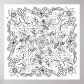 果実と花の美しい色を私 ポスター (正面)