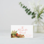 果実と花の花束 名刺 (スタンド正面)