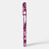 果実と花パープルフローラモノグラム Case-Mate iPhoneケース (裏面 / 左)