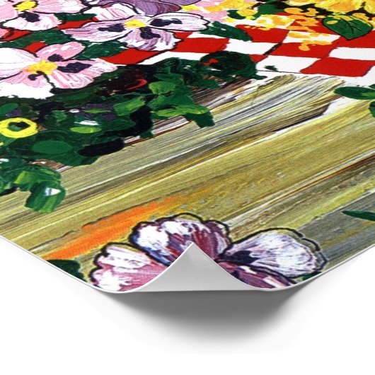 果実と花 ポスター (角)