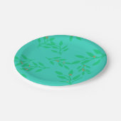 果実と葉紙プレート ペーパープレート (アングル)