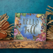 果実と葉 | Hello秋リース フォトプラーク (側面)