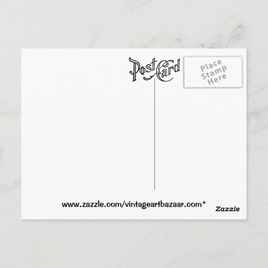 果実と野菜の種子カタログのコラージュ ポストカード (裏面)