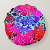 果実と離れ ラウンドクッション (裏面)