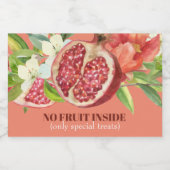 果実なし内部のみ特別なオモメ顆粒 フードラベル (シングルラベル)