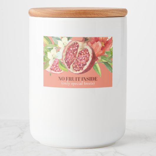 果実なし内部のみ特別なオモメ顆粒 フードラベル (正面)