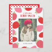 果実のかわいい教室のバレンタイン シーズンポストカード (正面/裏面)