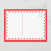 果実のかわいい教室のバレンタイン シーズンポストカード (裏面)