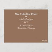 果実のバスケット – ミニ収集プリント ポストカード (裏面)