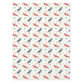 果実のパターン，レッドベリー，ブルーベリー，果実 テーブルクロス (正面)