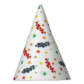 果実のパターン，レッドベリー，ブルーベリー，果実 パーティーハット (右)