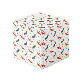 果実のパターン，レッドベリー，ブルーベリー，果実 フォトキューブ (裏面アングル)