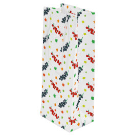 果実のパターン，レッドベリー，ブルーベリー，果実 ワインギフトバッグ