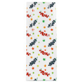 果実のパターン，レッドベリー，ブルーベリー，果実 ワインギフトバッグ (正面)