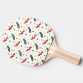 果実のパターン，レッドベリー，ブルーベリー，果実 卓球ラケット (横)