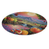 果実のフルカラースペクトル1 カッティングボード (角)