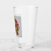 果実のボウル – 超現実的な果実の静止寿命 タンブラーグラス (左)