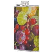 果実のボウル – 超現実的な果実の静止寿命 フラスク (左)