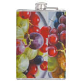 果実のボウル – 超現実的な果実の静止寿命 フラスク (裏面)