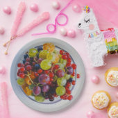 果実のボウル – 超現実的な果実の静止寿命 ペーパープレート (パーティー)