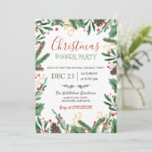 果実のメリークリスマス|の冬休みのパーティー 招待状 (スタンド正面)