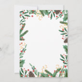 果実のメリークリスマス|の冬休みのパーティー 招待状 (裏面)