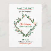 果実のメリークリスマス|の冬休みのパーティー 案内ポストカード (正面)