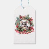 果実の可愛いポッサム。メリークリスマス ギフトタグ (正面)