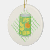 果実の得アプリコットTin セラミックオーナメント (左)