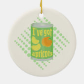 果実の得アプリコットTin セラミックオーナメント (裏面)