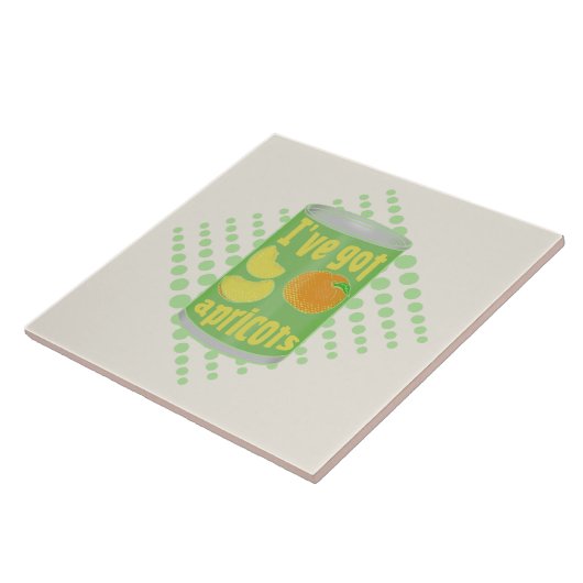 果実の得アプリコットTin タイル (側面)