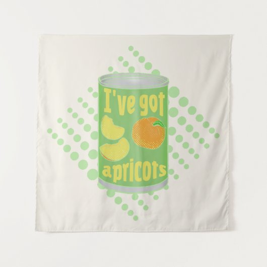 果実の得アプリコットTin タペストリー (正面)