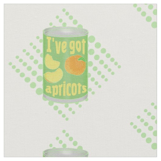 果実の得アプリコットTin ファブリック (クローズアップ)