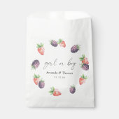 果実の性別が明らかになる。女の子または男の子 フェイバーバッグ (正面)