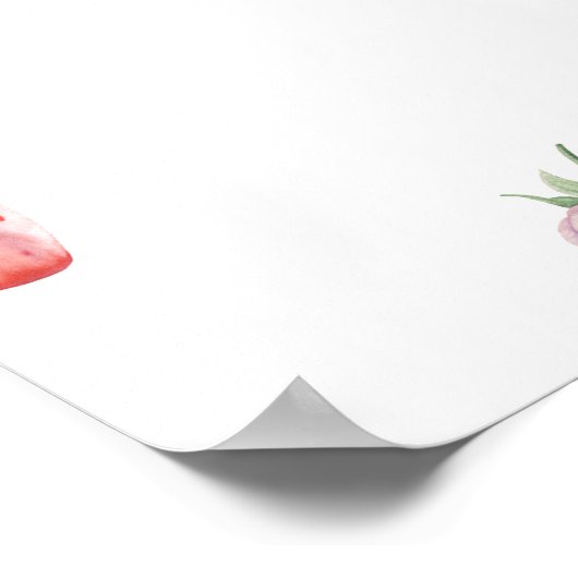 果実の性別が男の子または女の子のグラフを表示 ポスター (角)