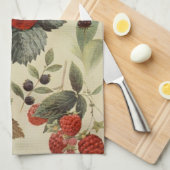 果実の果実の台所タオル キッチンタオル (四つ折り)