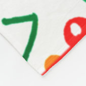 果実の模様の混合物買今 フリースブランケット (角)